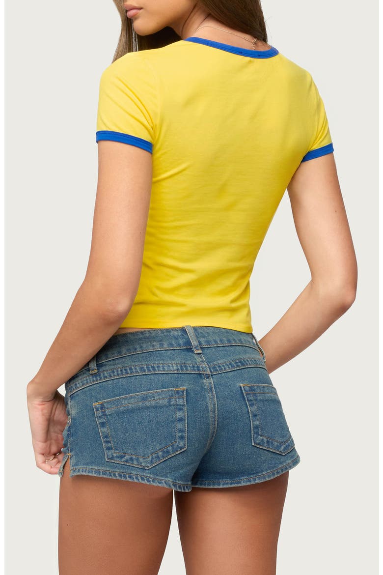 Colombia 08 V-Neck T-Shirt, Alternate, color, YELLOW