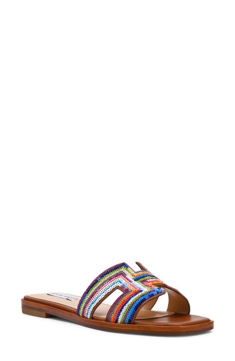 Hadyn Sequin Slide Sandal (Women)