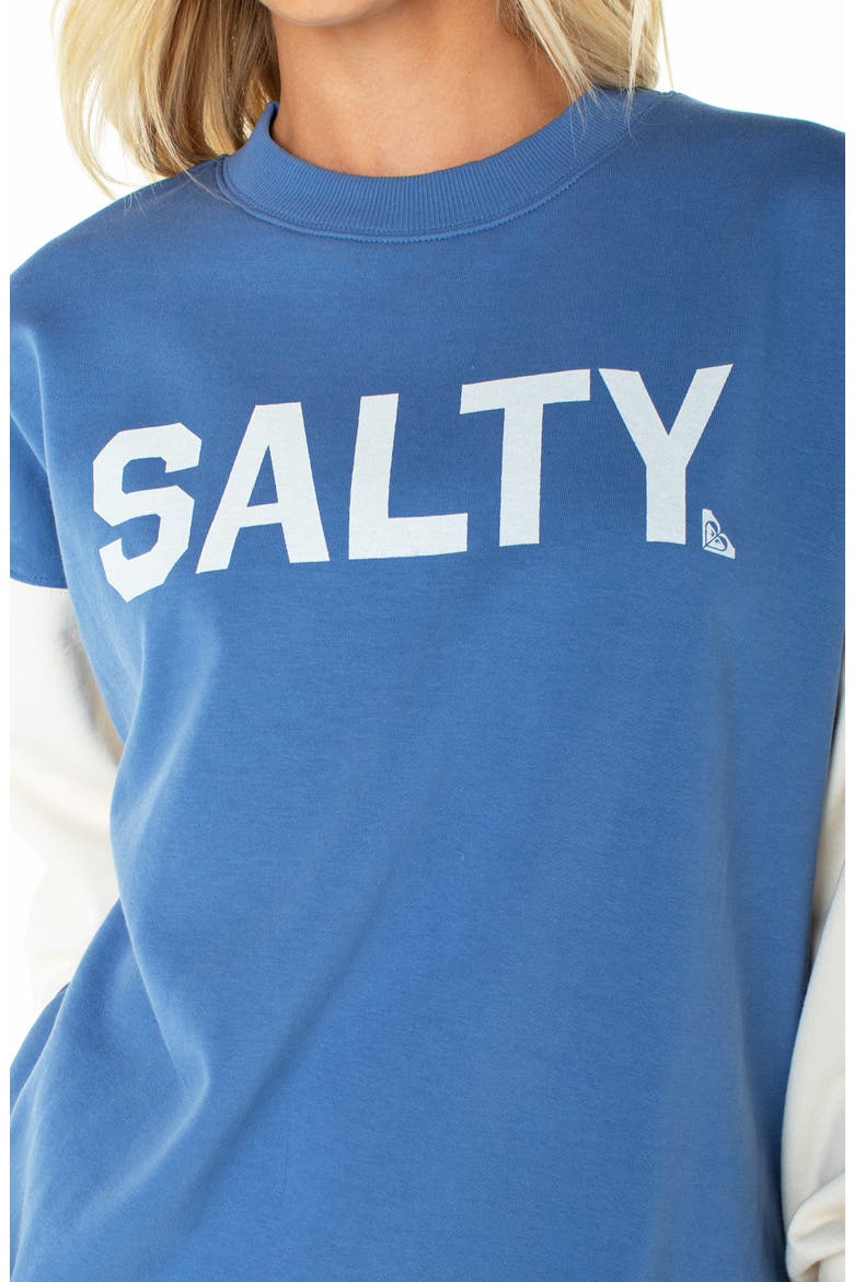 Lineup Contrast Crewneck Sweatshirt, Alternate, color, DUTCH BLUE