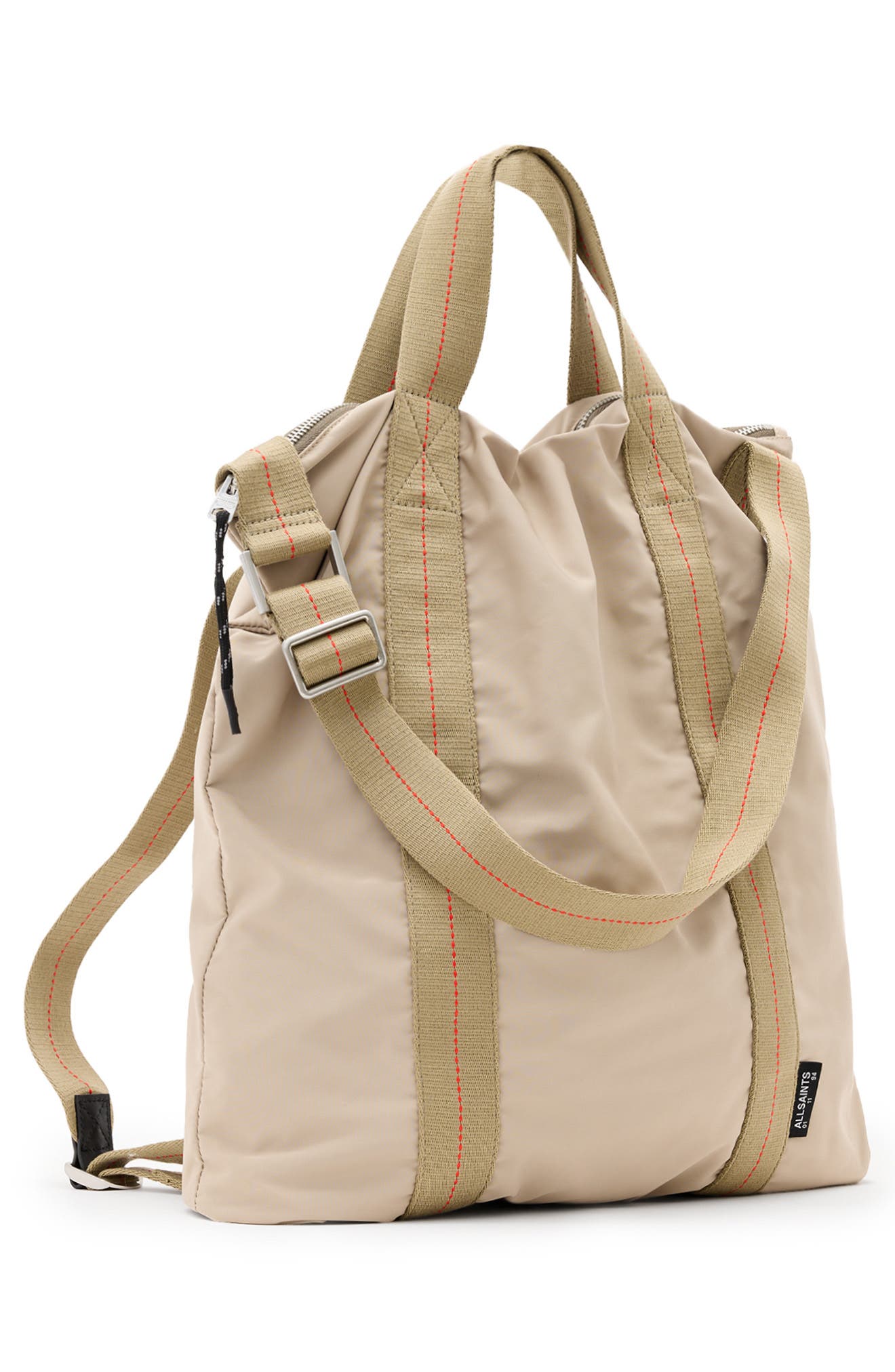 AllSaints Kei Rope Nylon Backpack, Alternate, color, 