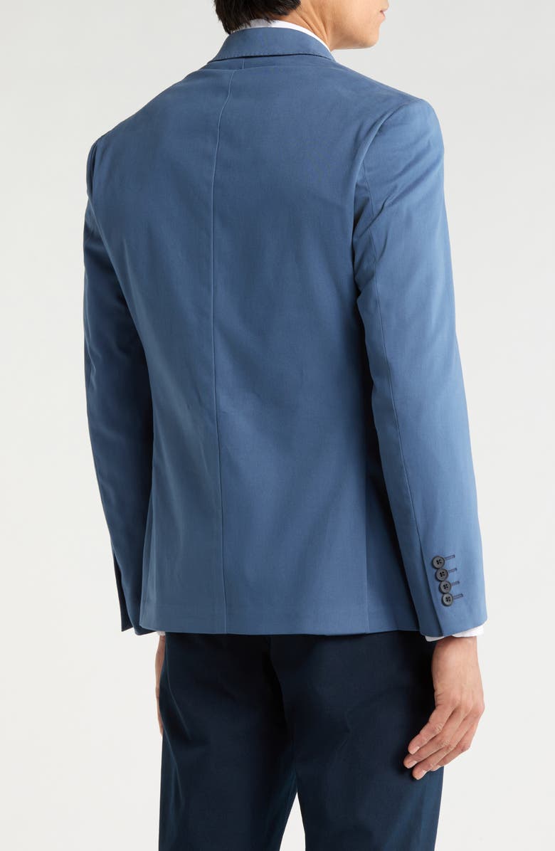 JB Britches Two-Button Stretch Cotton Sport Coat, Alternate, color, Blue