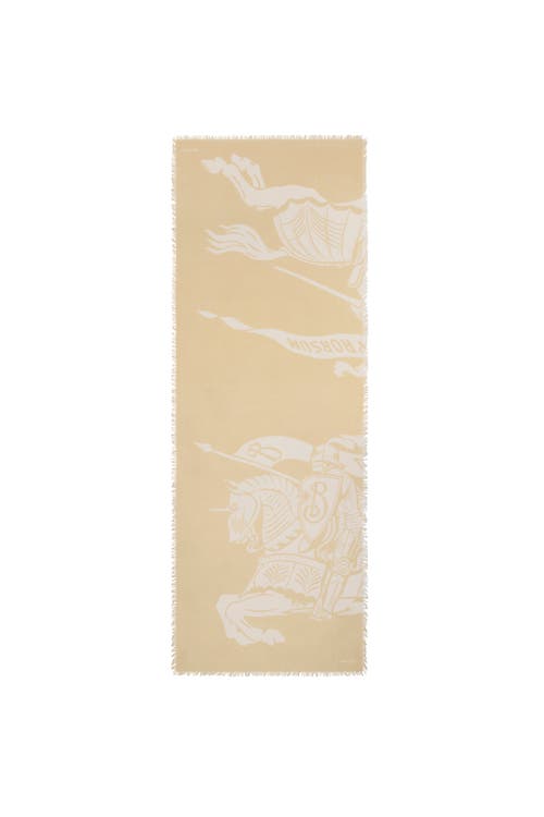 BURBERRY BURBERRY WIDE EKD WOOL SCARF