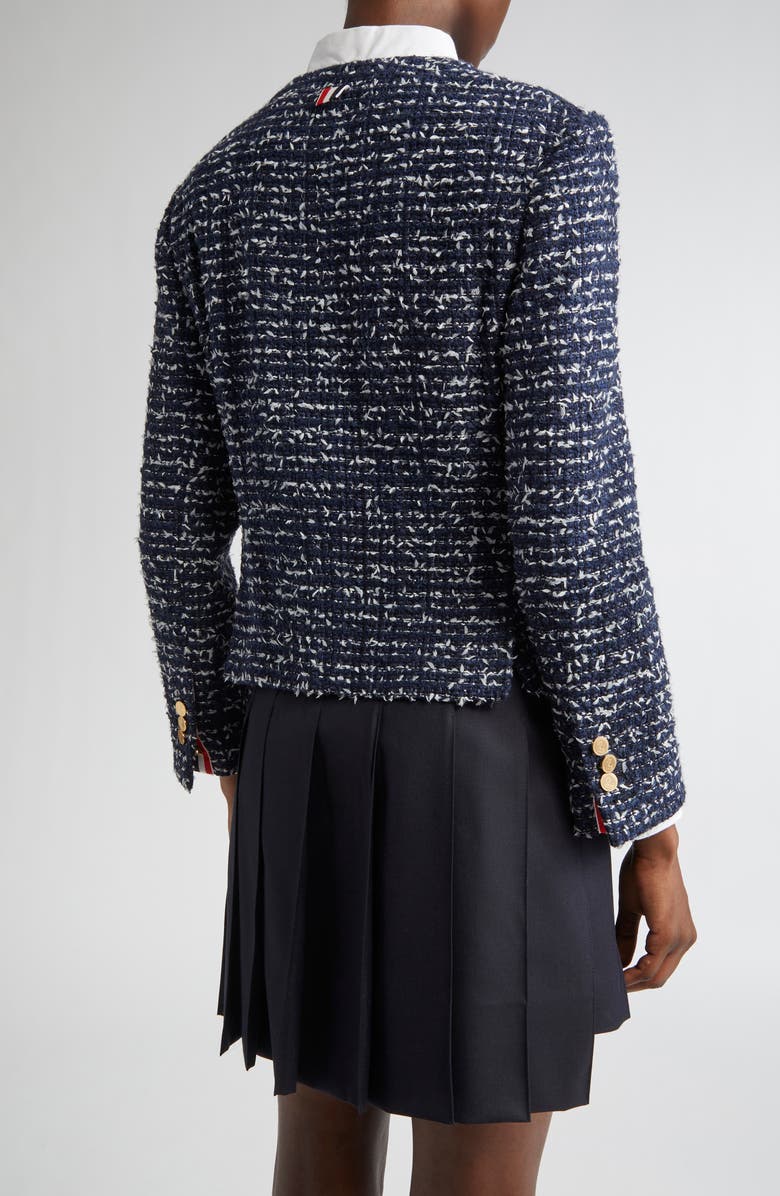 Thom Browne Unconstructed Oversize Cardigan, Alternate, color, 