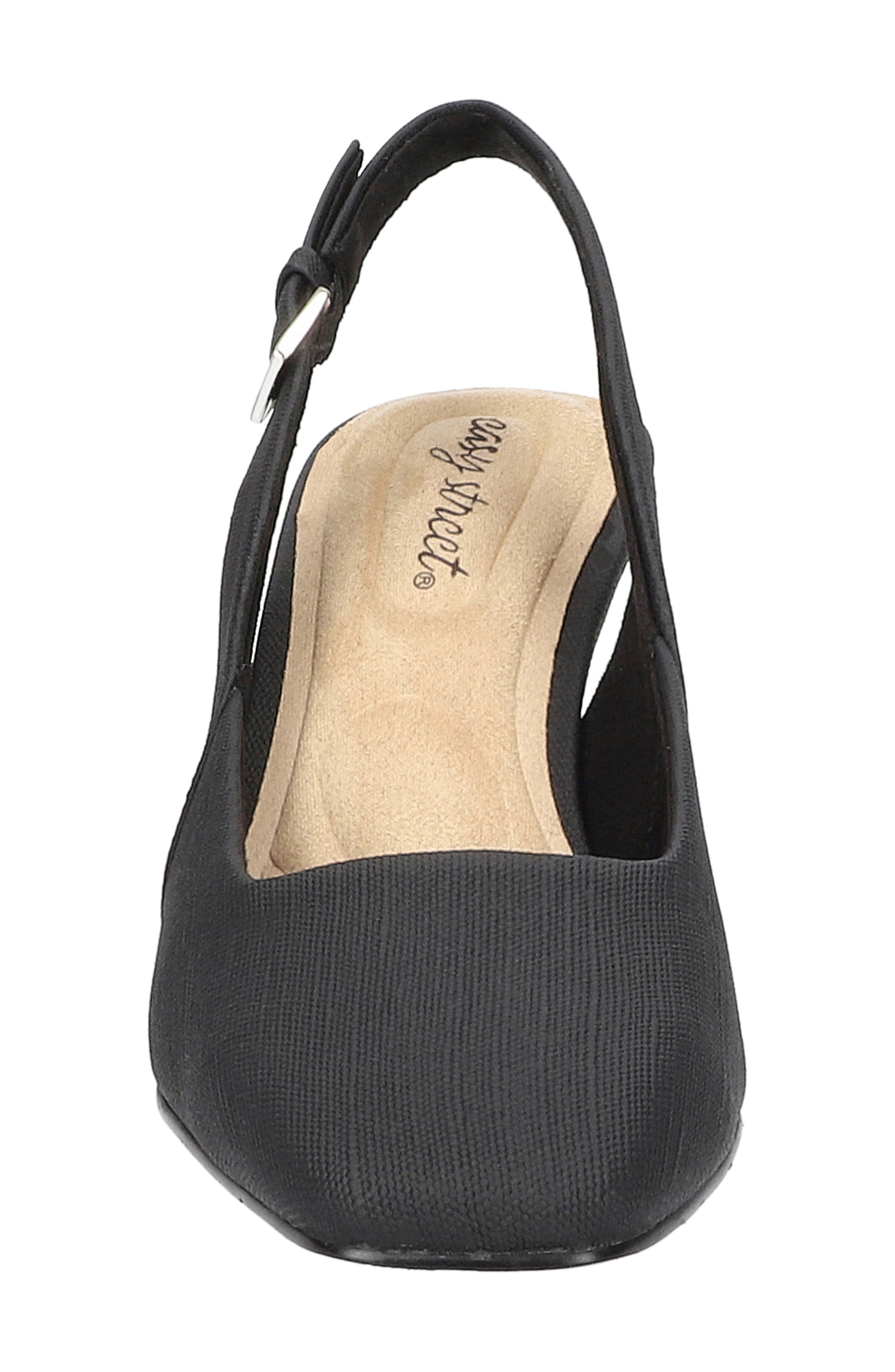 EASY STREET Ritsa Slingback Pump, Alternate, color, Black Linen