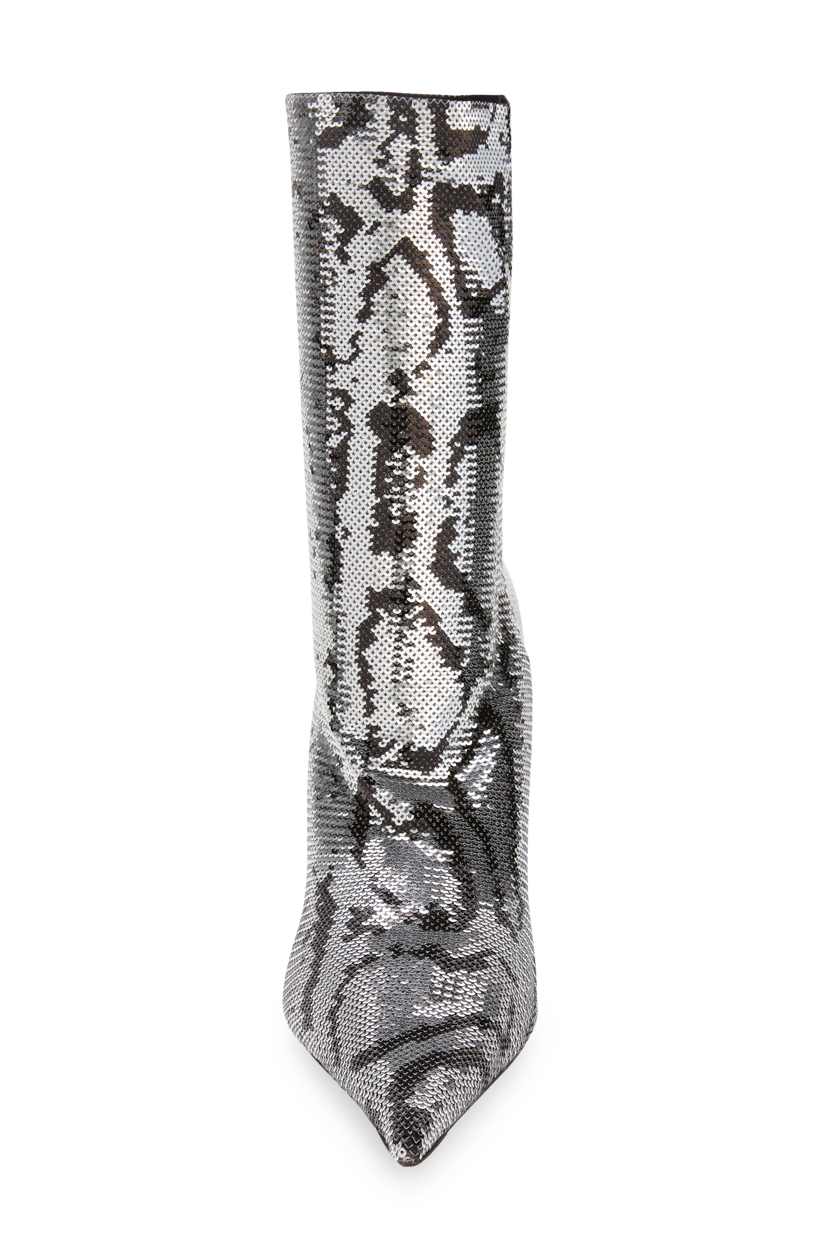 Balenciaga Knife Sequin Bootie, Alternate, color, 