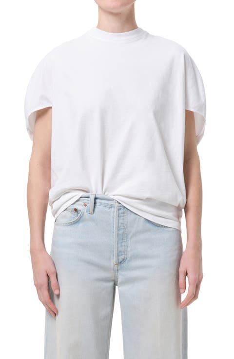 Souline Ruched Sleeve T-Shirt