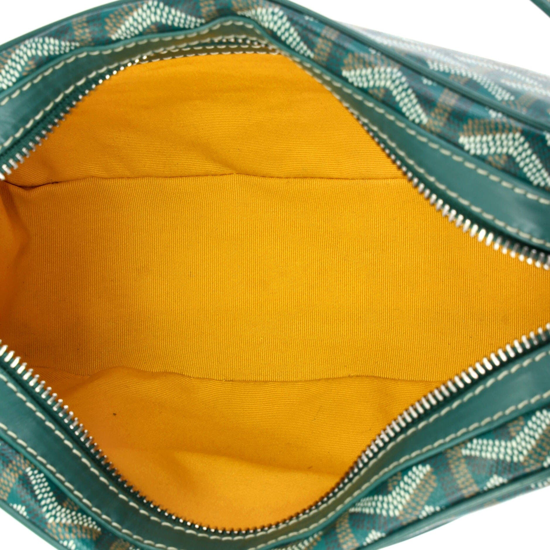 Pre-Owned Goyard Cap Vert Bag Coated Canvas, Alternate, color, Green