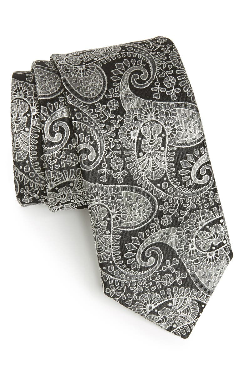 BOSS HUGO BOSS Woven Silk Tie, Main, color,