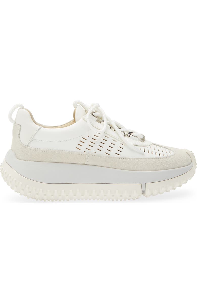 4CCCCEES Kapok Pinto Platform Sneaker, Alternate, color, White