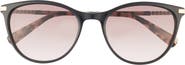 Ted Baker London 55mm Full Rim Modified Round Sunglasses