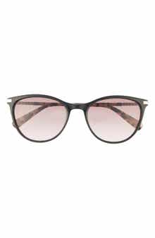 Ted Baker London 55mm Full Rim Modified Round Sunglasses