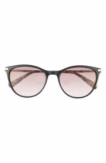 Ted Baker London 55mm Full Rim Modified Round Sunglasses