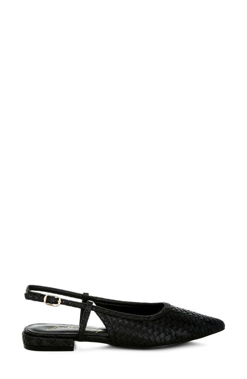 London Rag Kurina Pointed Toe Flat In Black