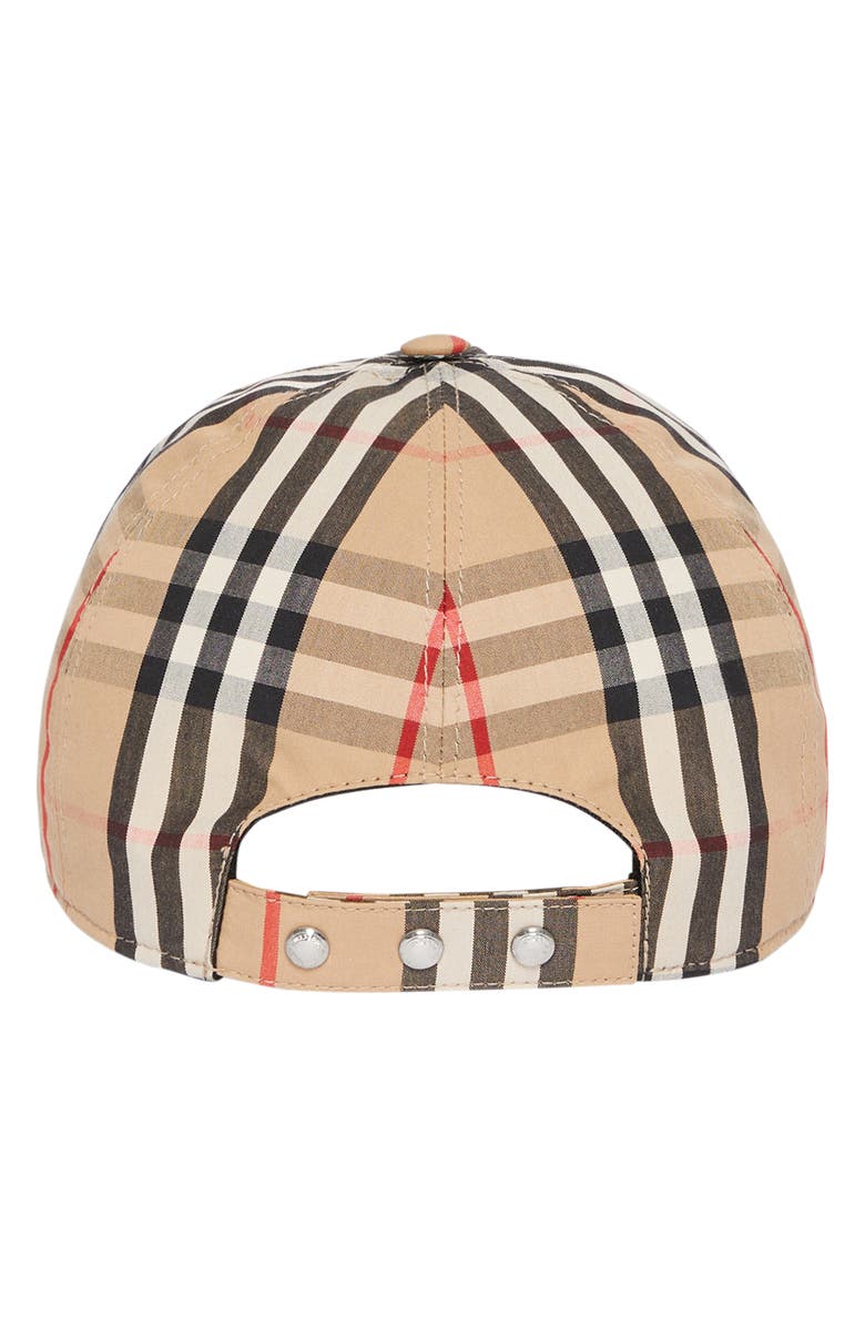  Burberry Vintage Check Baseball Cap, Alternate, color, 