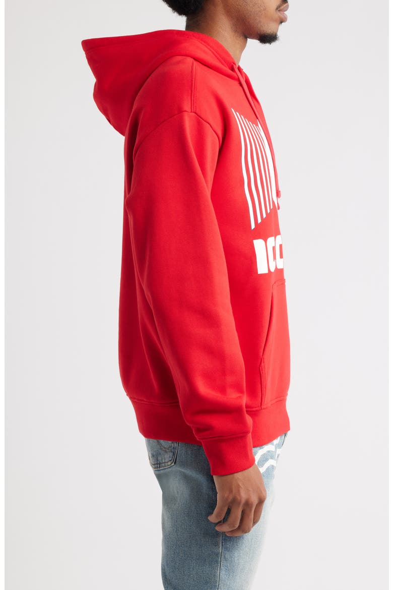 Coneman Cotton Graphic Hoodie, Alternate, color, GOJI BERRY