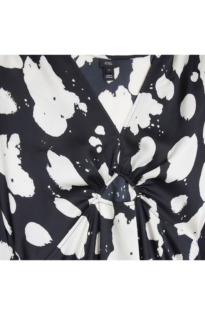 River Island Ellis Long Sleeve Cutout Dress, Alternate, color,