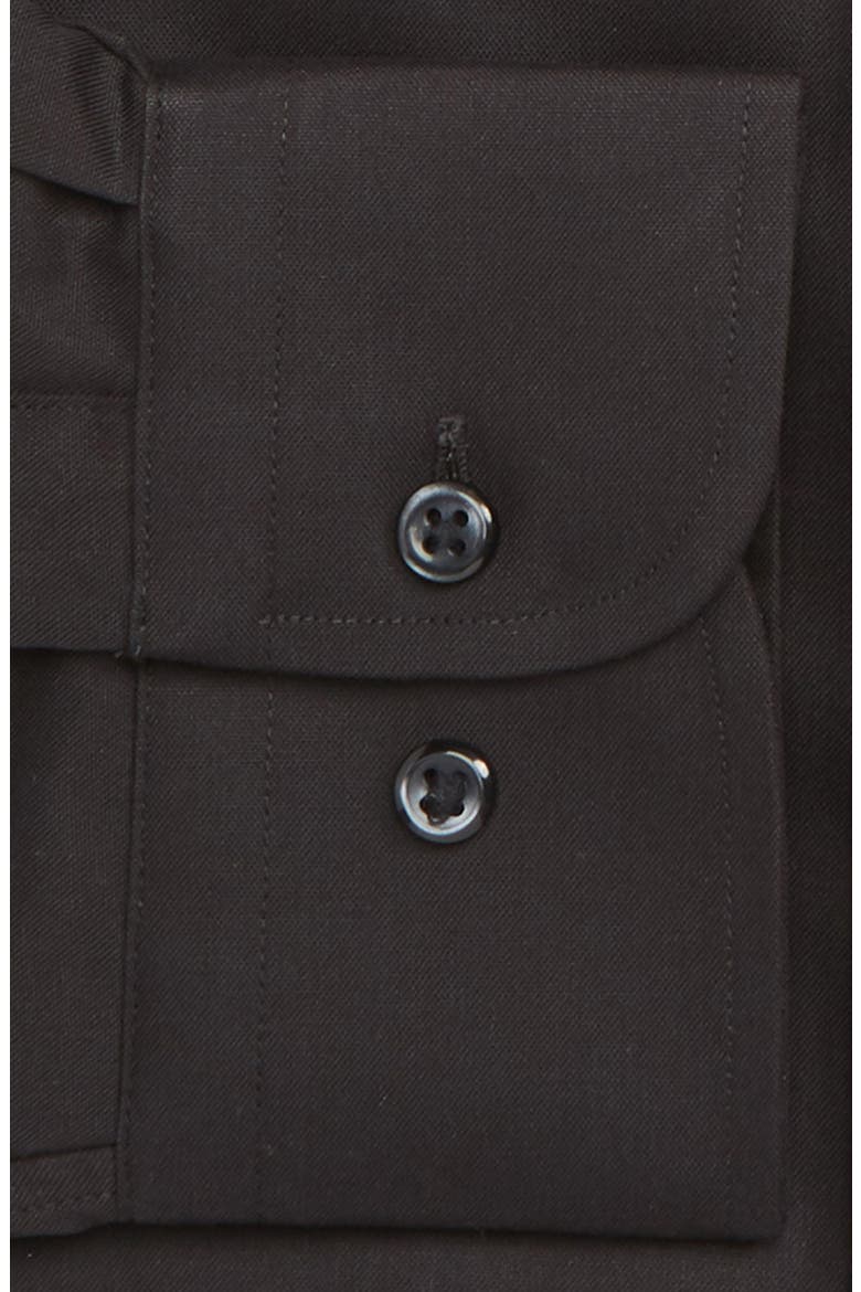 Men's Shop Classic Fit Non-Iron Solid Dress Shirt, Alternate, color, BLACK