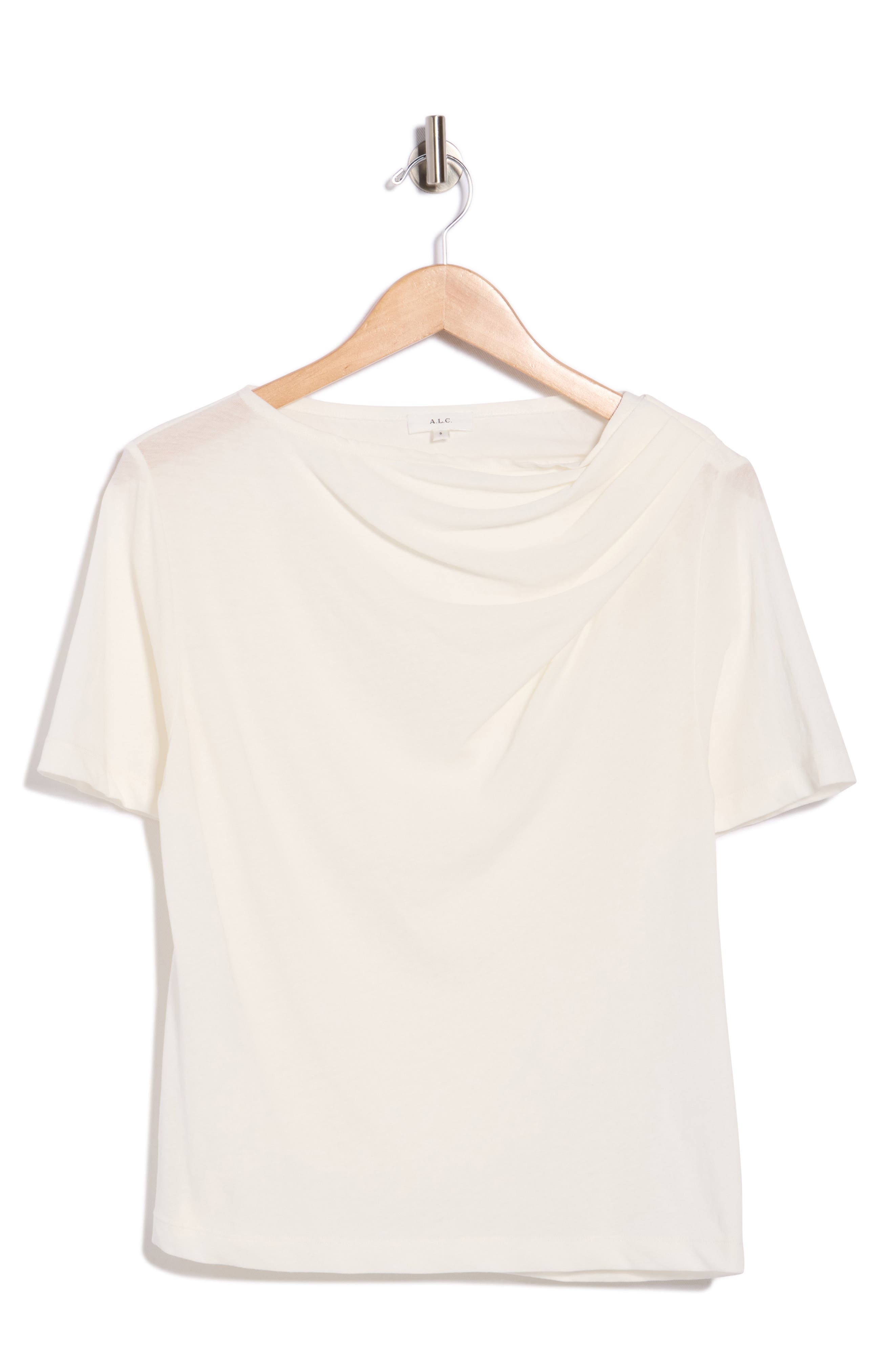 A.L.C. Lee Cowl Neck Cotton Top