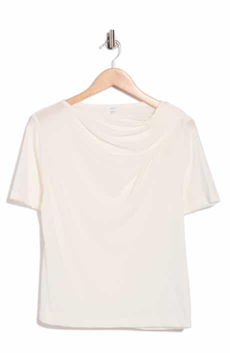 A.L.C. Lee Cowl Neck Cotton Top