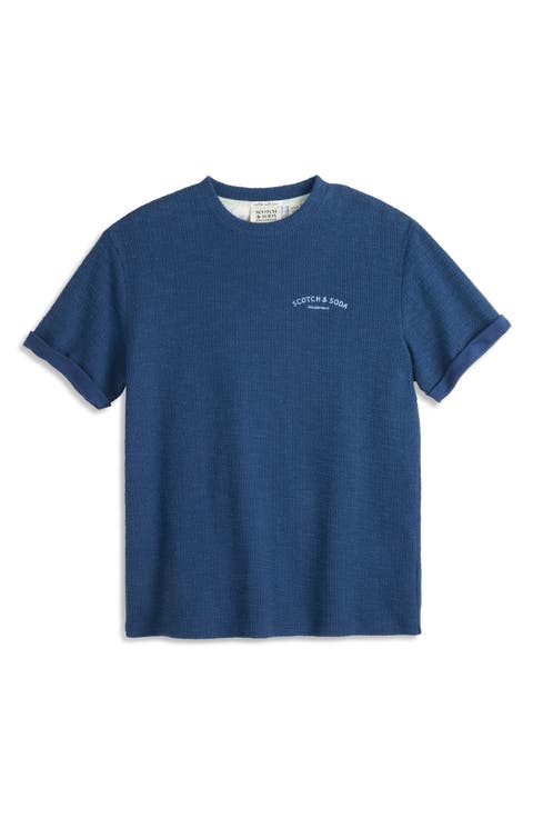 Textured Slub Knit T-Shirt