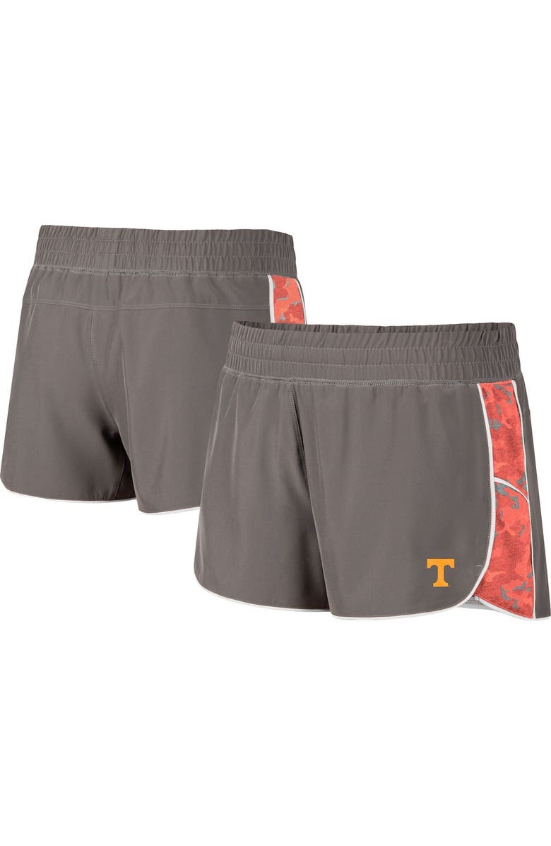 COLOSSEUM Women's Colosseum Gray/Tennessee Orange Tennessee Volunteers Pamela Lined Shorts, Main, color,
