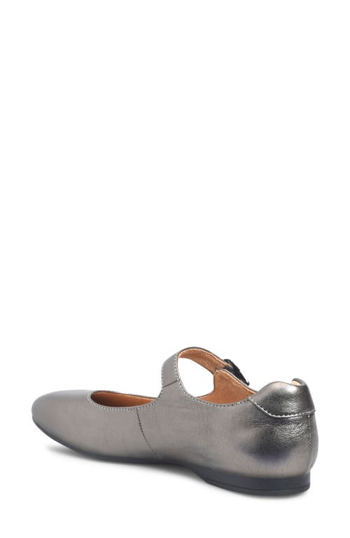 Comfortiva Kaylee Mary Jane Flat In Dark Pewter