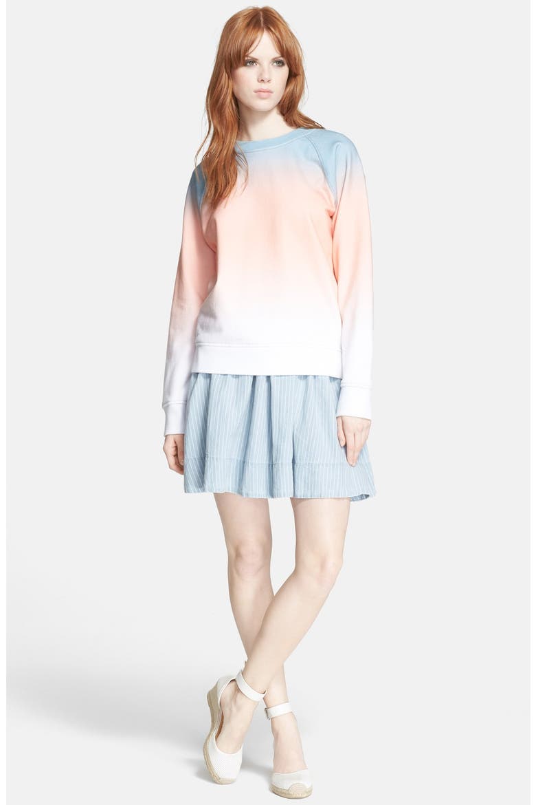 Ombré Sweatshirt, Alternate, color, COPEN BLUE MULTI