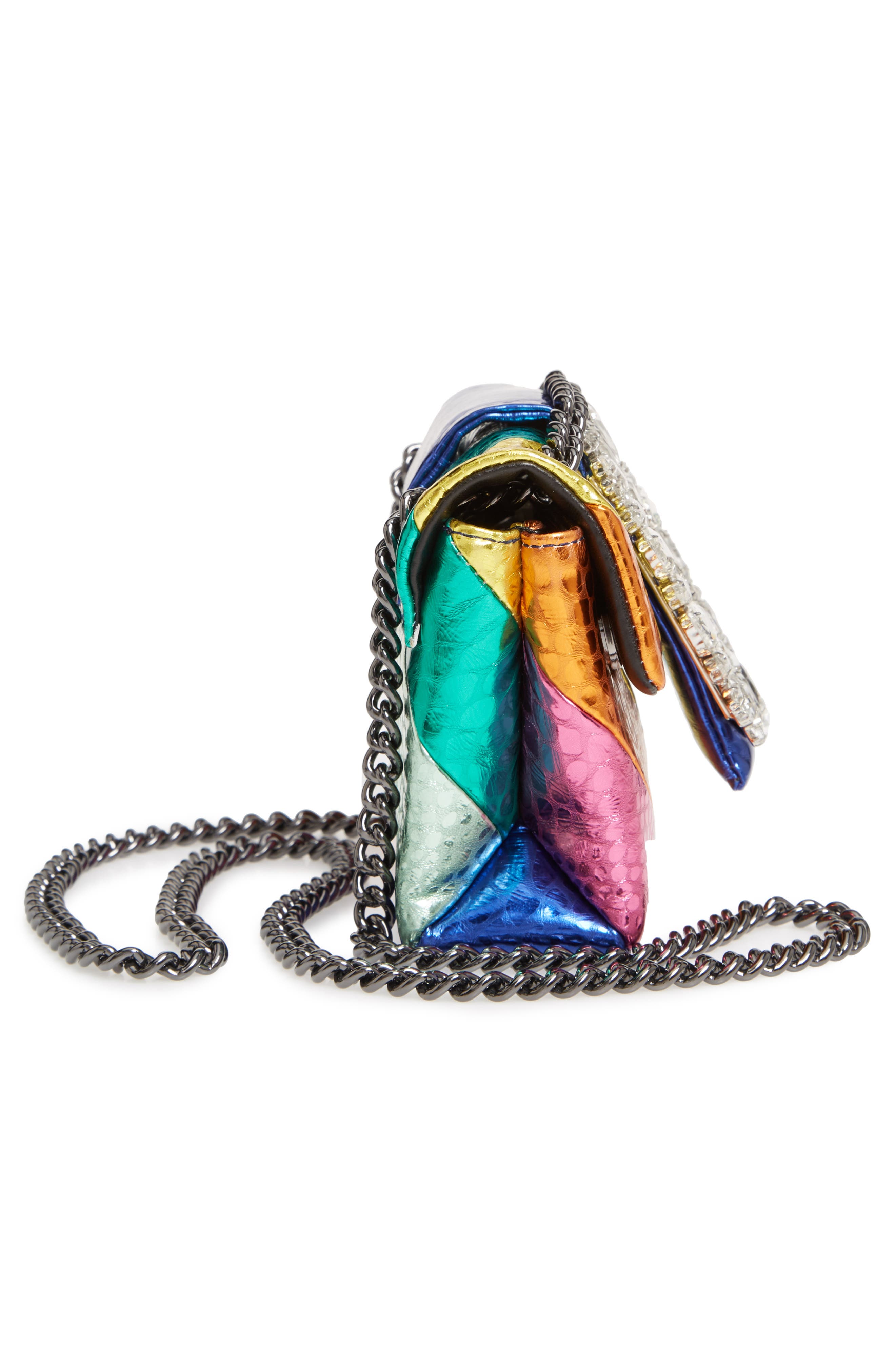 Mini Mayfair Quilted Leather Crossbody Bag, Alternate, color, MULTI