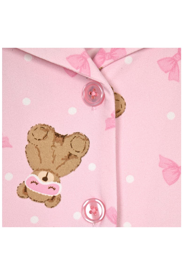 Kids' 2-Piece Pajamas & Keychain Set, Alternate, color, PINK