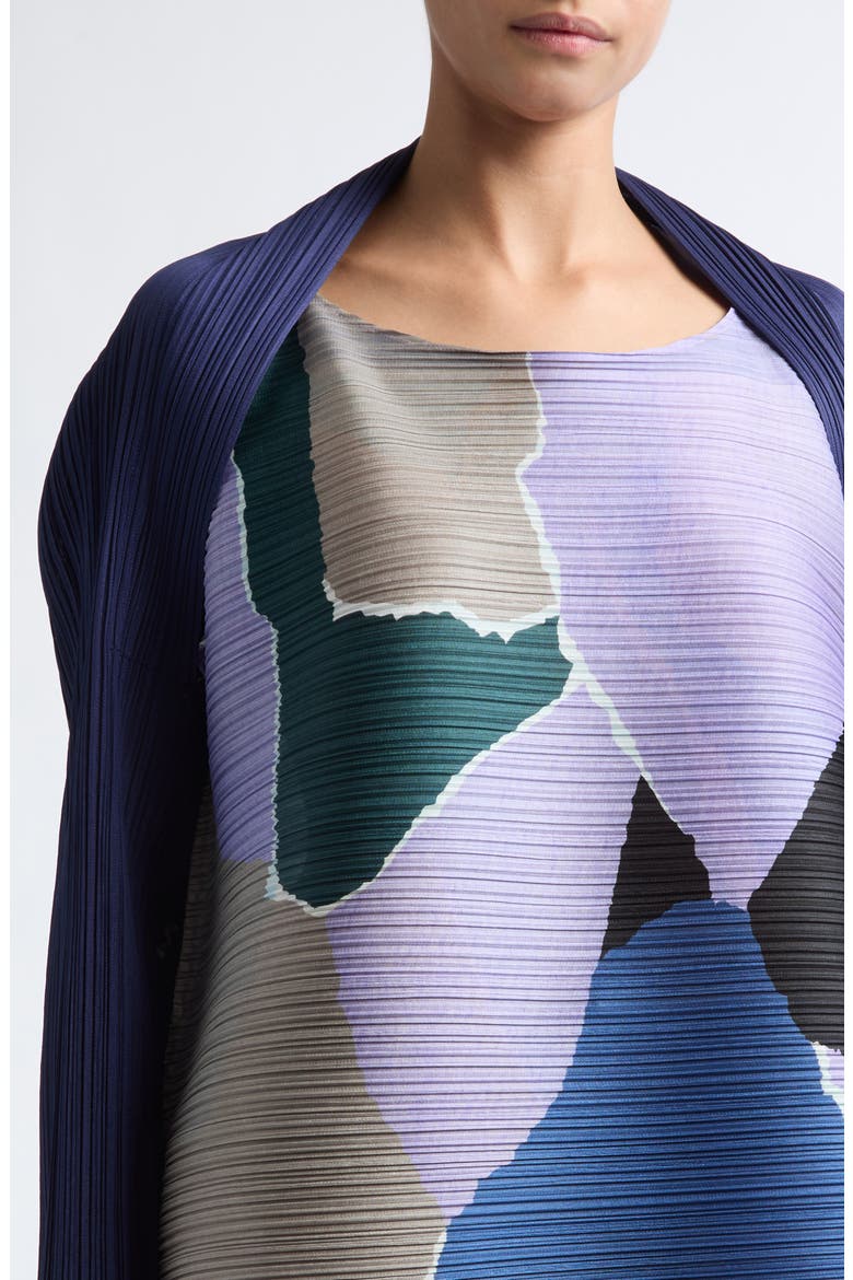 Surprise Pleated Top, Alternate, color, PURPLE