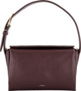 Vince Sidney Boxy Nappa Leather Shoulder Bag