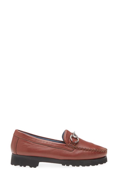 Robert Zur Soho Classic Bit Loafer In Luggage