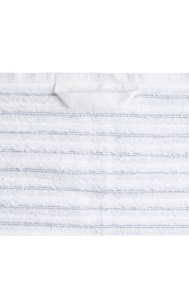 Stripes Turkish Cotton Terry Hand Towel Bundle, Alternate, color, Slate Blue