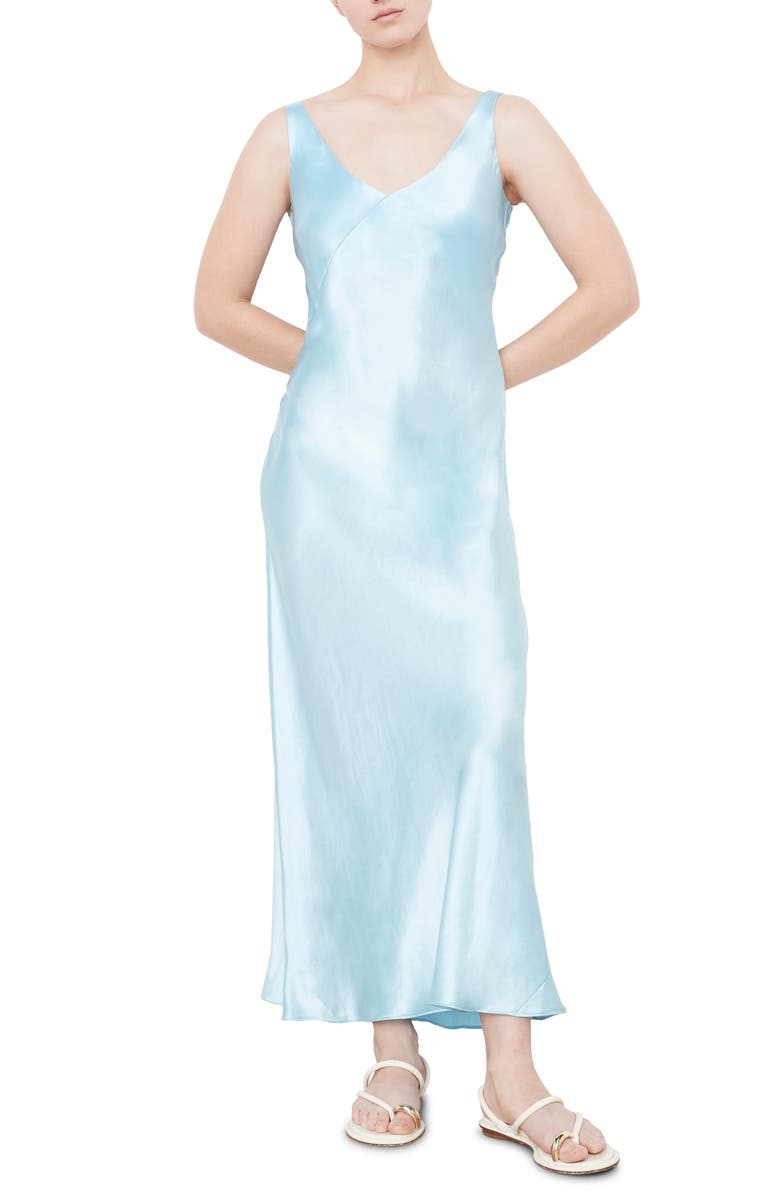 Vince Satin Maxi Slipdress, Main, color,