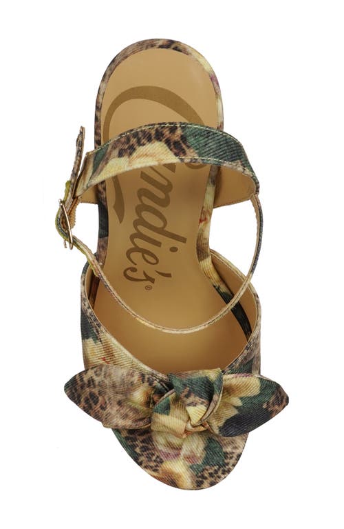 Candies Candie's Knotted Platform Sandal In Multi