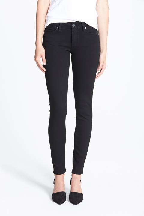 Transcend - Verdugo Ultra Skinny Jeans (Black Shadow)