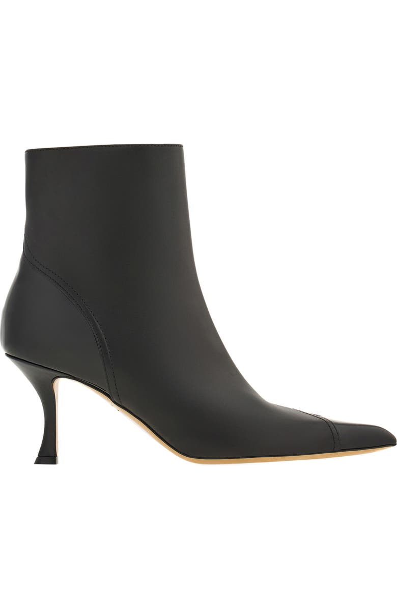 FERRAGAMO Eagle 70 Pointed Toe Leather Bootie, Alternate, color,