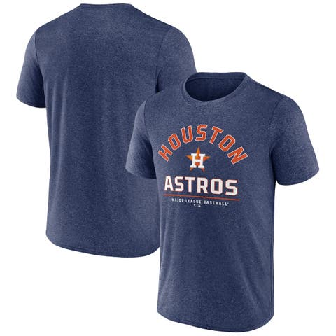 Men's Fanatics Heather Navy Houston Astros Front & Center T-Shirt