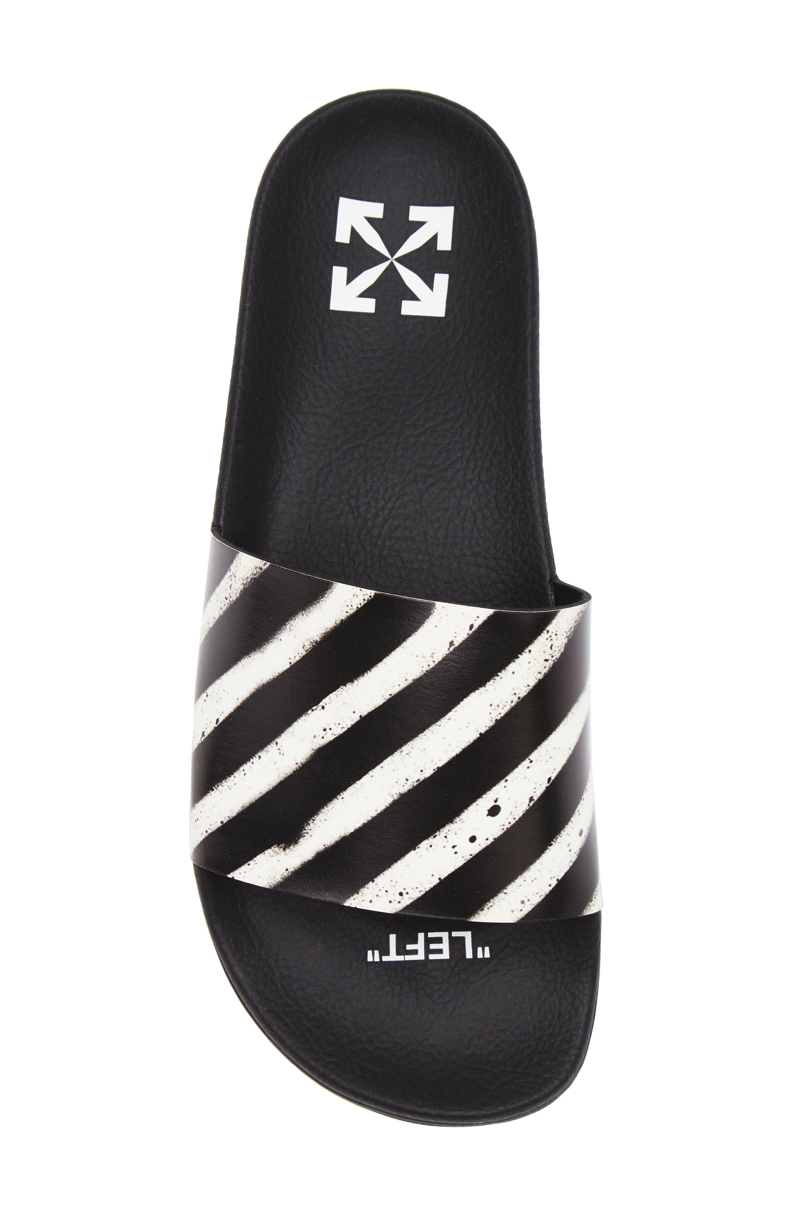 Off-White Spray Stripes Slide Sandal (Men) | Nordstromrack display picture 1
