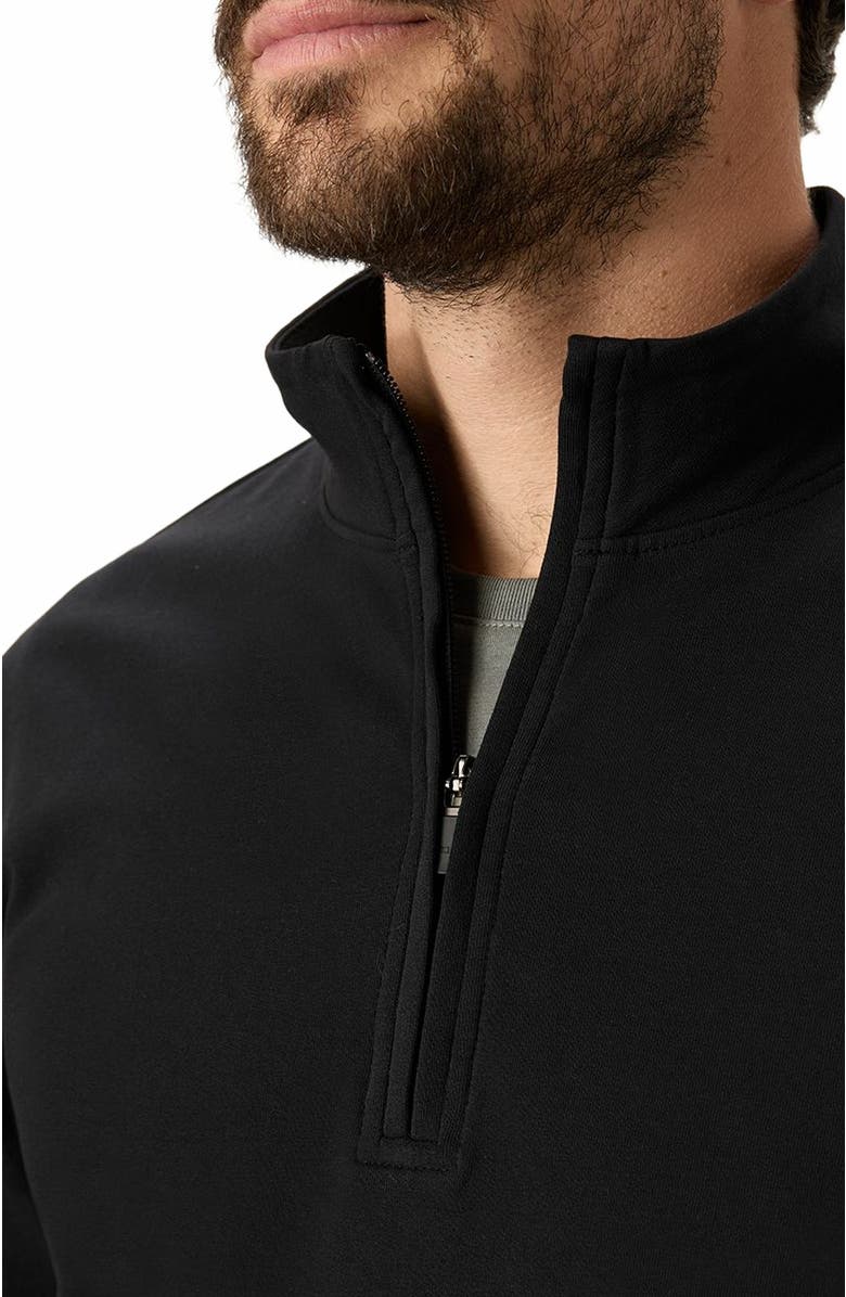 Pact Organic Cotton Stash French Terry Quarter Zip, Alternate, color, 