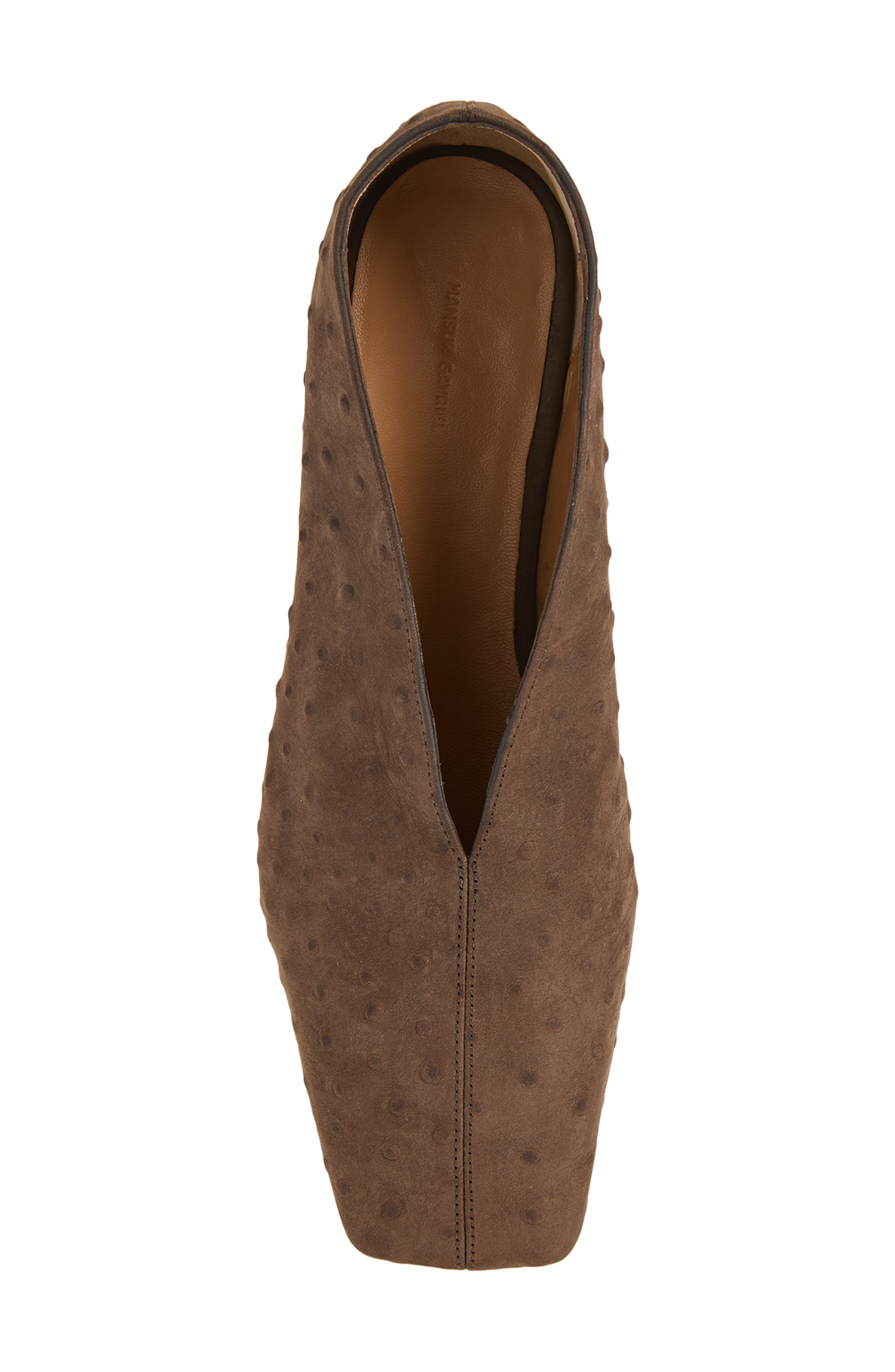 Square Toe Flat, Alternate, color, EBONY