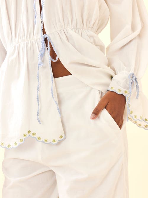 Eddy Juliana Pants In White