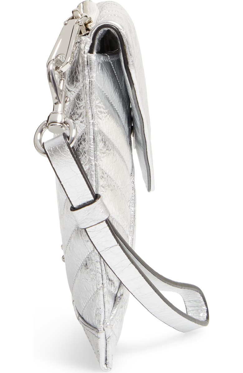 Rebecca Minkoff Leo Quilted Leather Clutch, Alternate, color,