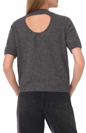 Ted Baker Mock Neck Short Sleeve Sweater