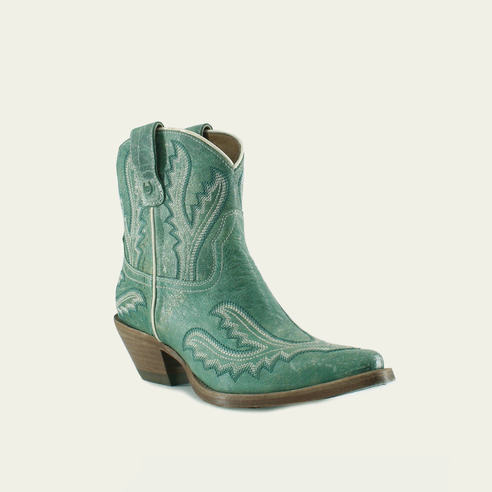 Buck & Brana Eleanor Leather Boots, Alternate, color, Turquoise