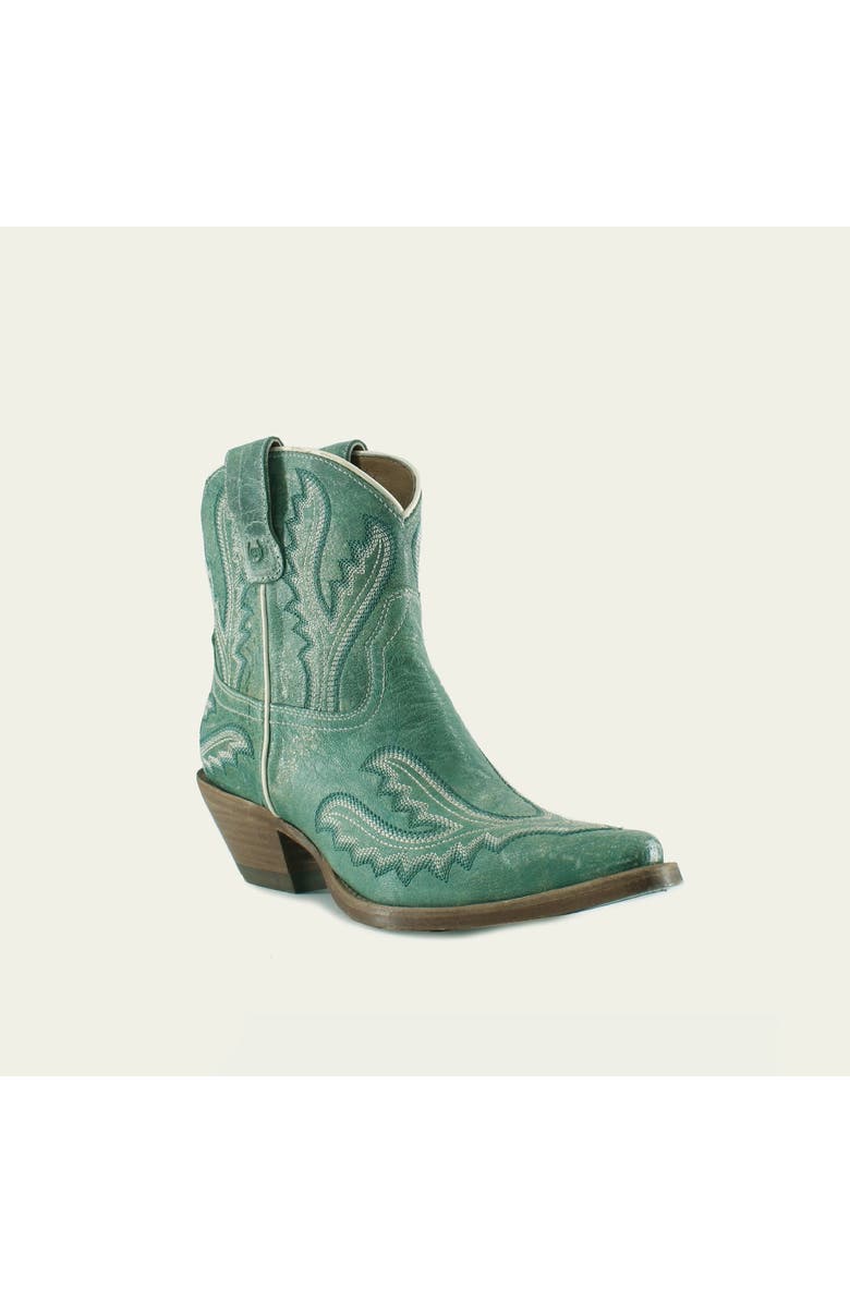 Buck & Brana Eleanor Leather Boots, Alternate, color, Turquoise