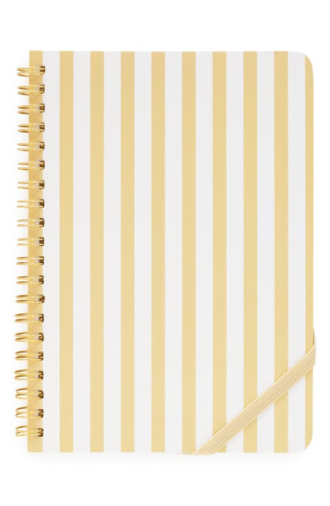 Mini Stripe Spiral Notebook