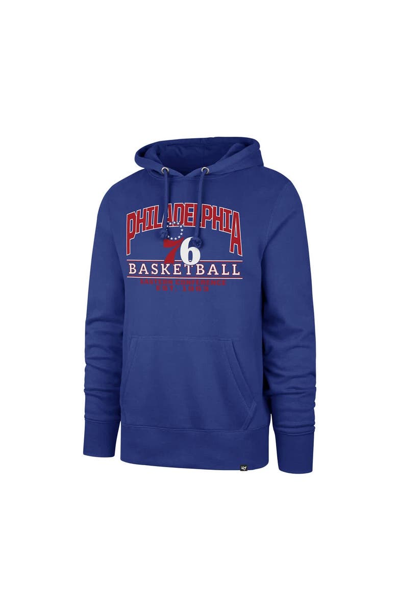 '47 Unisex '47 Royal Philadelphia 76ers Good Call Headline Pullover Hoodie, Alternate, color, Royal