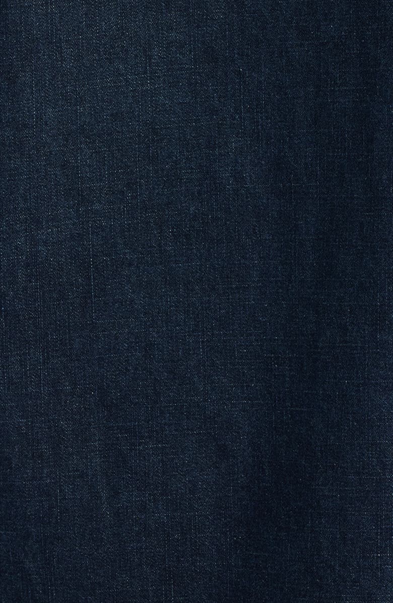 Schott NYC Cotton Denim Western Shirt, Alternate, color, Indigo