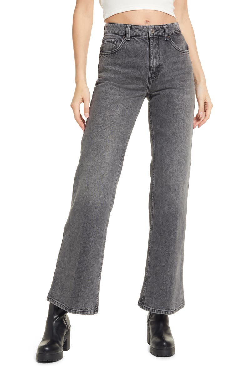 Topshop Wide Leg Jeans, Main, color, 